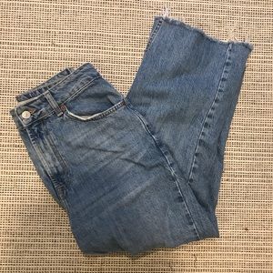 Topshop High Waisted Wide Leg Jeans